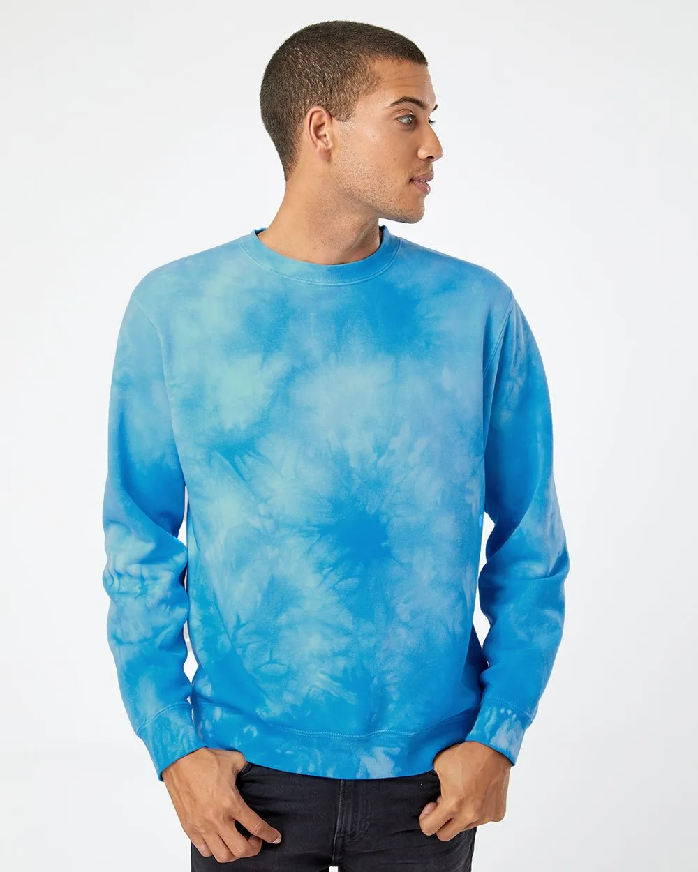 Independent Trading Co. Men's Midweight Tie-Dyed Sweatshirt
