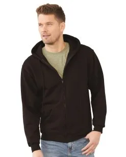 Bayside Men's USA-Made Full-Zip Hooded Sweatshirt