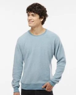 J. America Men's Flip Side Fleece Crewneck Pullover