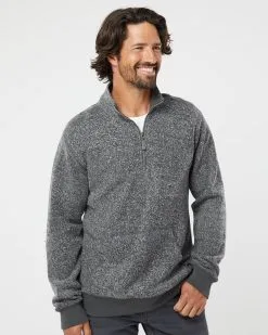 J. America Men's Aspen Fleece Quarter-Zip Sweatshirt