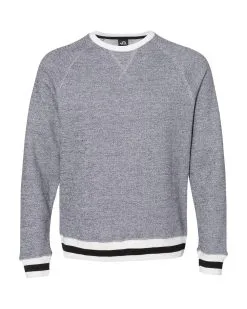 J. America Peppered Fleece Crewneck Sweatshirt