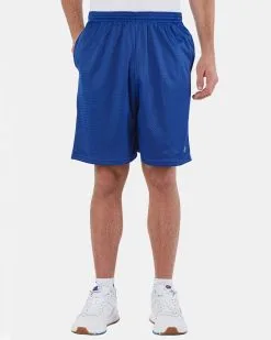 Champion Men's Polyester Mesh 9" Shorts With Pockets