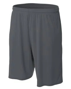 A4 Men's 9" Moisture Management Shorts With Side Pockets