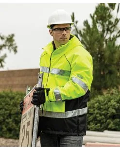 Kishigo Men's Premium Brilliant Series Class 3 Pro Parka