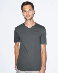 American Apparel Men's Fine Jersey Classic V-Neck Tee