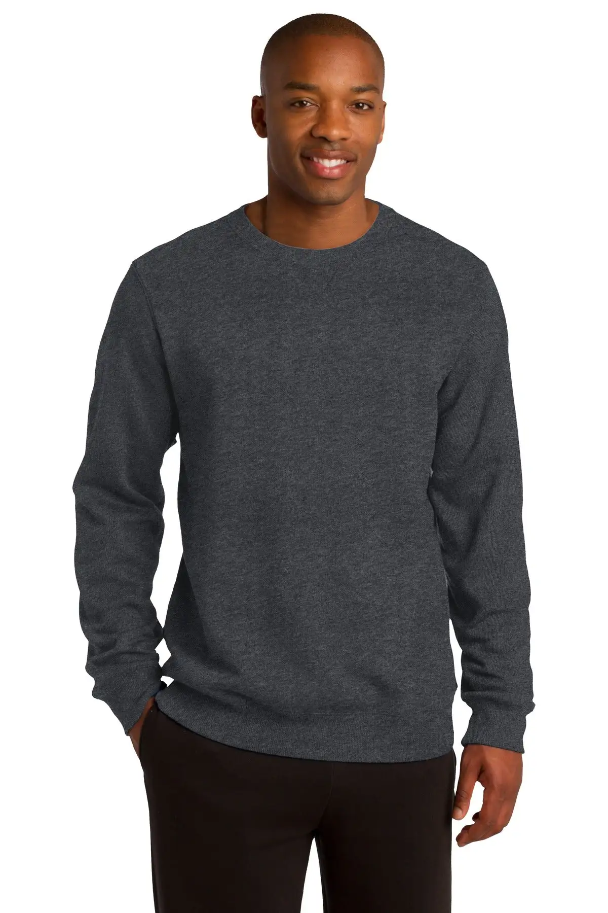 Sport-Tek Men's Crewneck Sweatshirt - Image 2