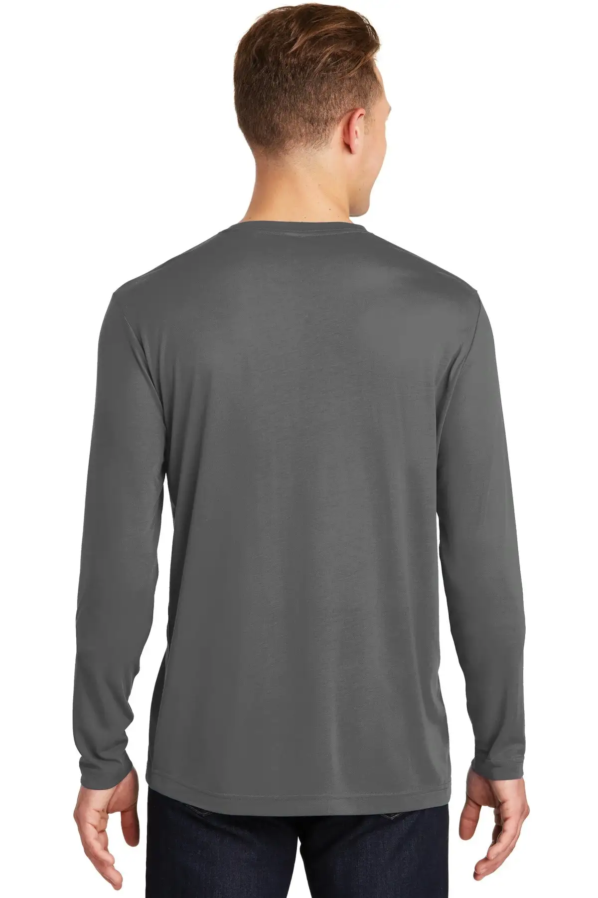 Sport-Tek Men's Long Sleeve PosiCharge Competitor Cotton Touch Tee. ST450LS - Image 15
