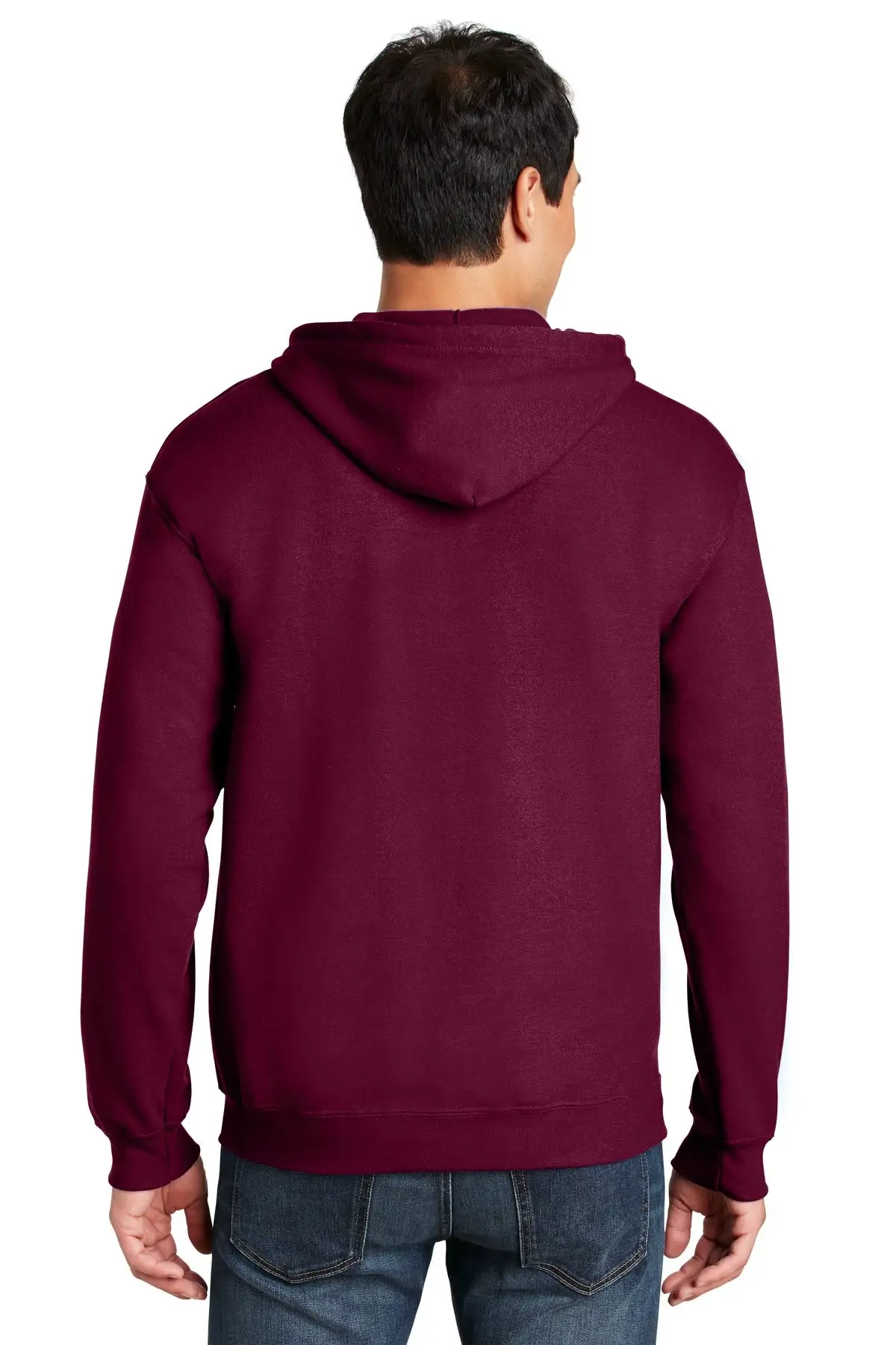 Gildan Men's Heavy BlendFull-Zip Hooded Sweatshirt 18600 2 Of 2 - Image 29