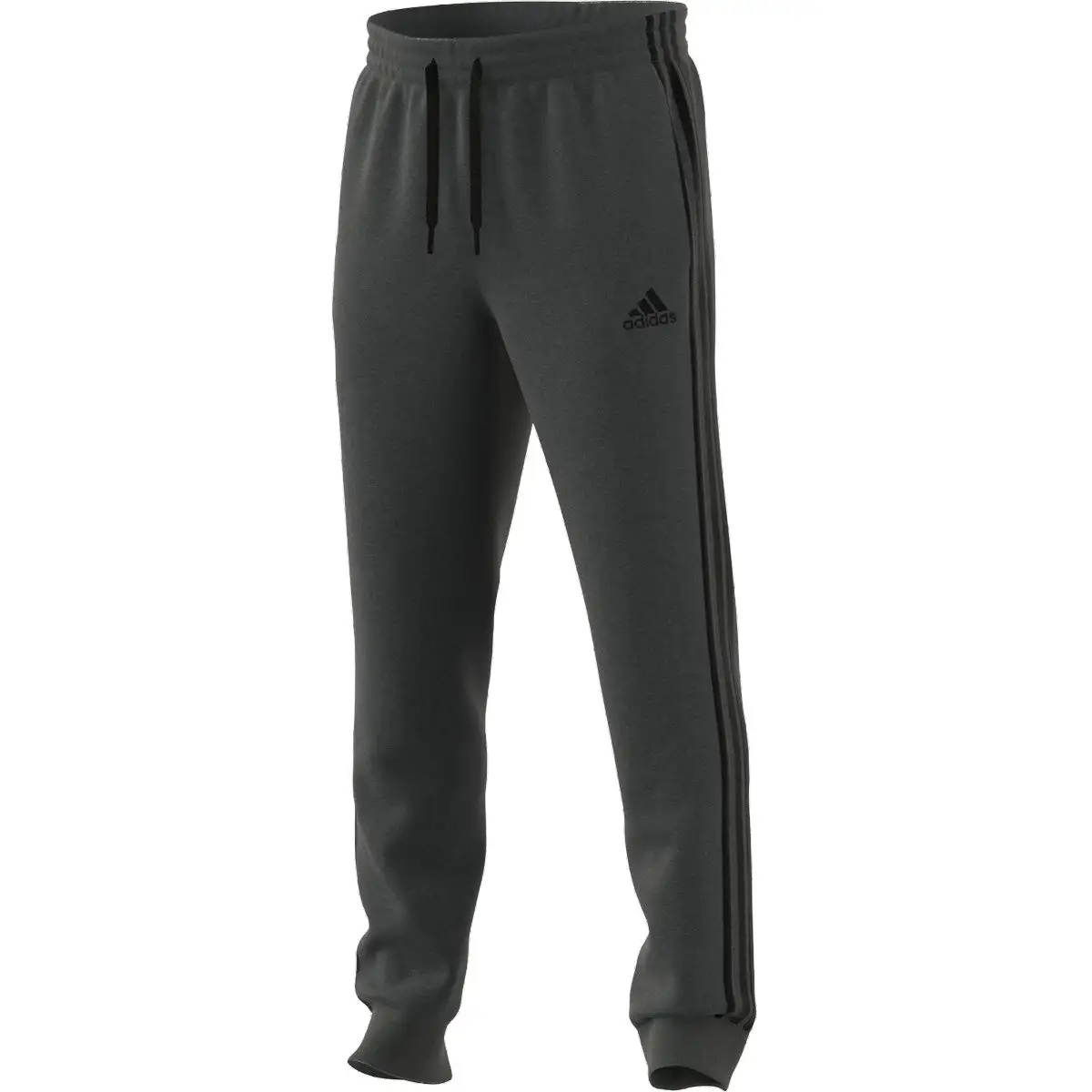 Adidas Men's Essentials Tapered Cuff 3 Stripes Sweatpants - Image 4