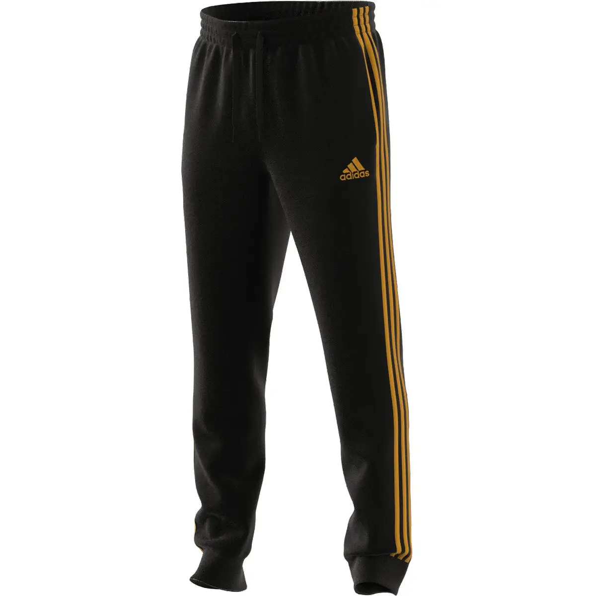 Adidas Men's Essentials Tapered Cuff 3 Stripes Sweatpants - Image 5